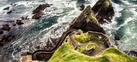 dingle way wandelen dingle-schiereiland dingle ierland pier van dunquin