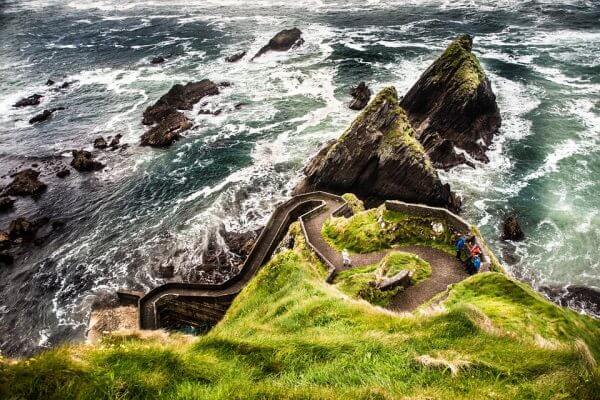 dingle way wandelen dingle-schiereiland dingle ierland pier van dunquin