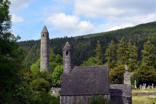 historisch erfgoed in Ierland glendalough ierse geschiedenis wicklow way