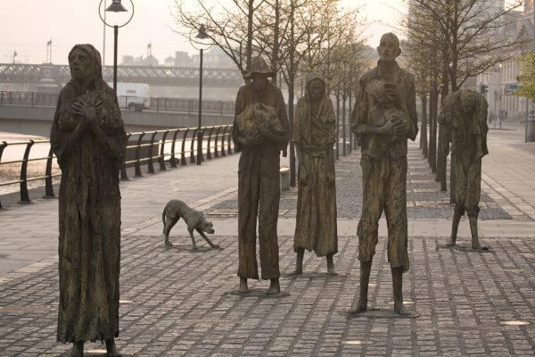 ierse hongersnood famine roads