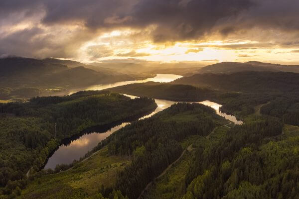 schotse hooglanden wandelen rob roy way loch tay sir walter scott loch lomond the trossachs