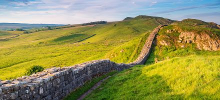 roman wall near caw gap