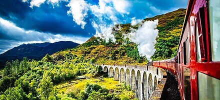 whl fortwilliam crossingviaduct shotfromcarriagesteamtrain 12